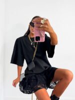 Czarna bluzka t-shirt LaMilla