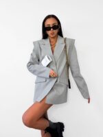 Popielata marynarka Wigilia LaMilla