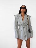 Popielata marynarka Wigilia LaMilla