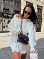 Biały sweter LaMilla