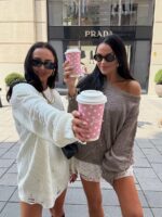 Długi beżowy sweter LaMilla