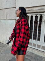 Koszula LaMilla w czerwono czarną kratę