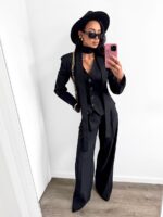 Czarne spodnie szwedy LaMilla