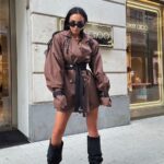 Brązowy trencz LaMilla