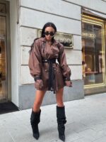 Brązowy trencz LaMilla