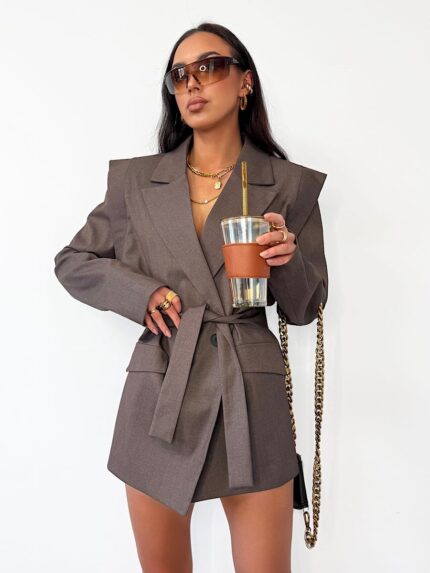 Brązowa marynarka Wigilia LaMilla