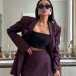 Burgundowa bordowa marynarka LaMilla