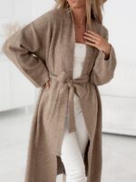 Beżowy długi sweter Simplicity