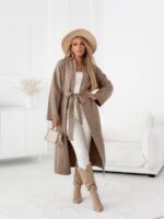 Beżowy kardigan simplicity