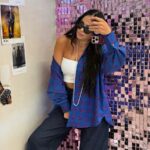 Niebieska koszula w kratę LaMilla