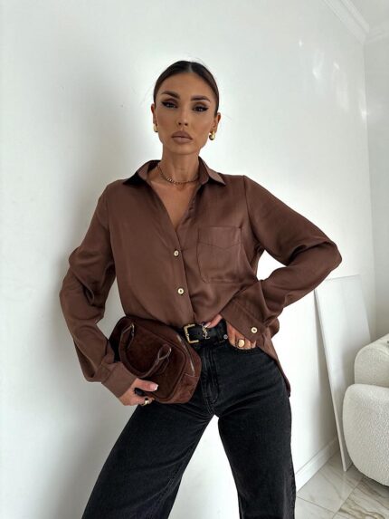 Czekoladowa koszula Megi B