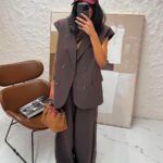 Kamizelka LaMilla w brązowym kolorze