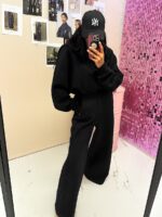 Czarny komplet dresowy LAMilla spodnie i bluza