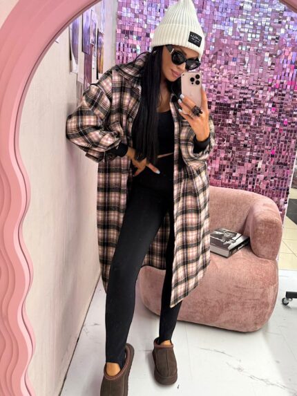 Flanelowa koszula w kratę LaMilla