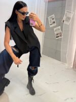 Kamizelka LaMilla czarna z troczkami