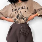 Brązowe spodenki bombka LaMilla