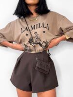 Brązowe spodenki bombka LaMilla
