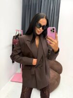 Brązowa marynarka Wigilia LaMilla