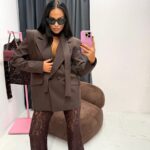 Brązowa marynarka Wigilia LaMilla