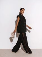 Czarne spodnie z siatka LaMilla