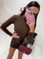 Brązowe body LaMilla z golfem