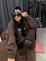 Brązowa bluza z kapturem LaMilla