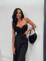 Czarne eleganckie spodnie LaMilla