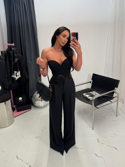 Czarne eleganckie spodnie LaMilla