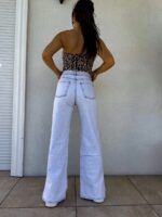 jasno niebieskie jeansy By Me