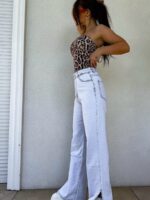 jasno niebieskie jeansy By Me