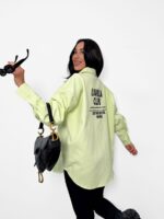 Koszula jeansowa LaMilla Club limonka