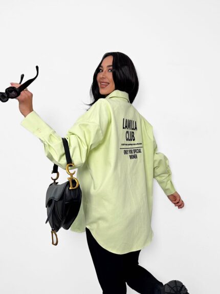 Koszula jeansowa LaMilla Club limonka