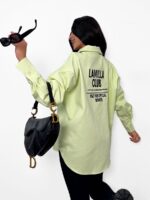 Koszula jeansowa LaMilla Club limonka