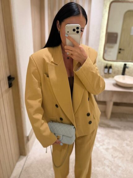 Musztardowa marynarka LaMilla