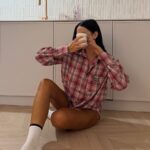 Koszula w czerwoną kratkę LaMilla