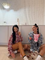 Koszula w niebieską kratkę LaMilla