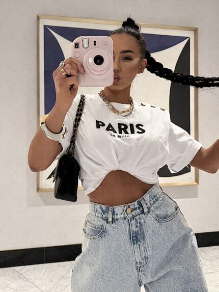 Biały t-shirt LaMilla Paris