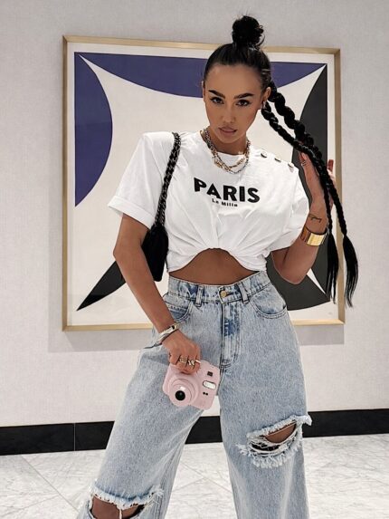 Biały t-shirt LaMilla Paris