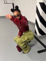 Zielone spodnie bojówki LaMilla