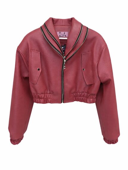 Bordowa kurtka bomberka LaMilla