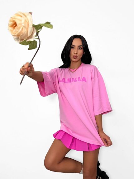 Różowy tshirt LaMilla