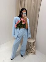 Niebieska marynarka LaMilla i niebieskie eleganckie spodnie LaMilla