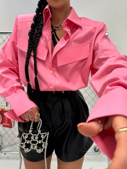 Różowa koszula LaMilla