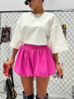 Biały oversize t-shirt LaMilla