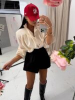 Ecru kurtka bomberka LaMilla