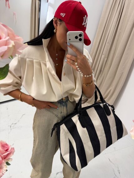 Ecru kurtka bomberka LaMilla