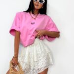 Białe koronkowe spodenki LaMilla