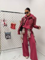 Bordowa bluza LaMilla kangurek