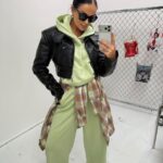 Spodnie dresowe LaMilla kolorze matcha