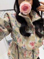 Kurtka parka w kwiaty LaMilla